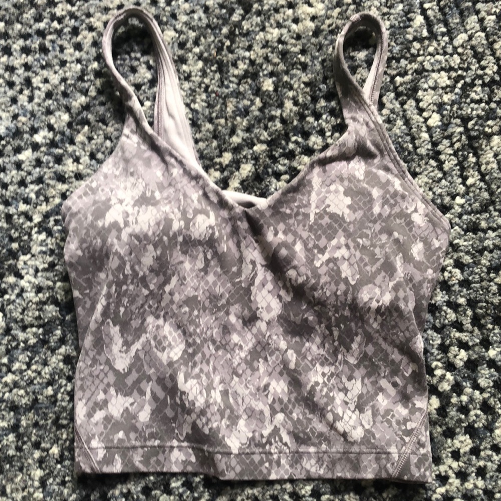 Lululemon align tank size 0 snake skin coloring